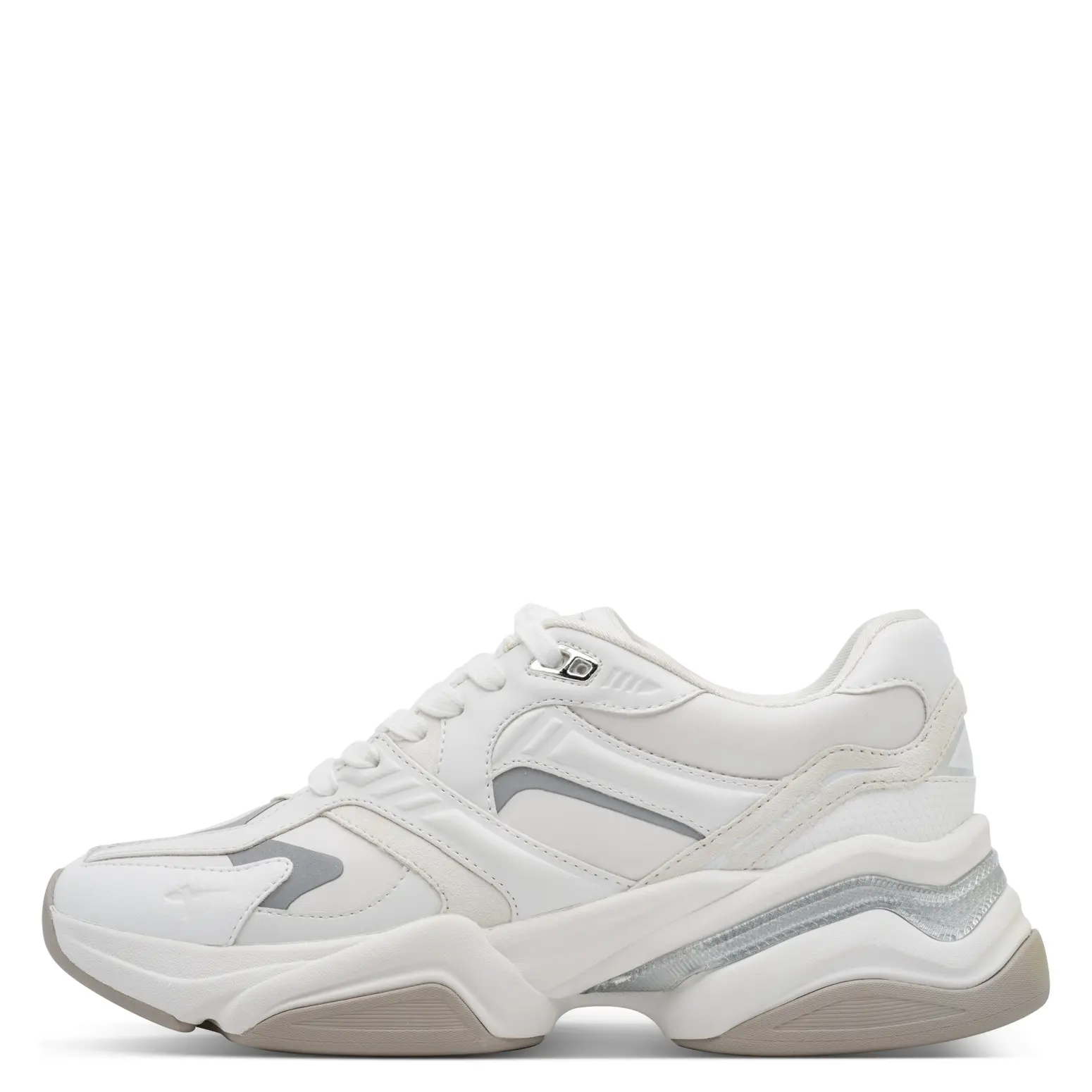 Дамски Сникърс TAMARIS - 1-23882-46-117 WHITE LEATHER