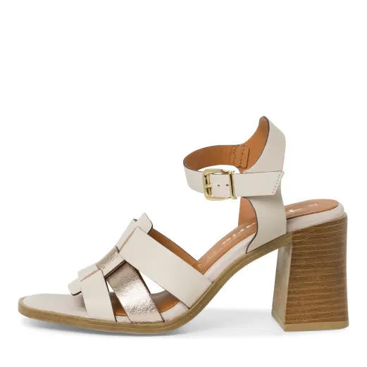 Дамски Сандали На Ток  TAMARIS - 1-28021-42-147 OFFWHITE COMB