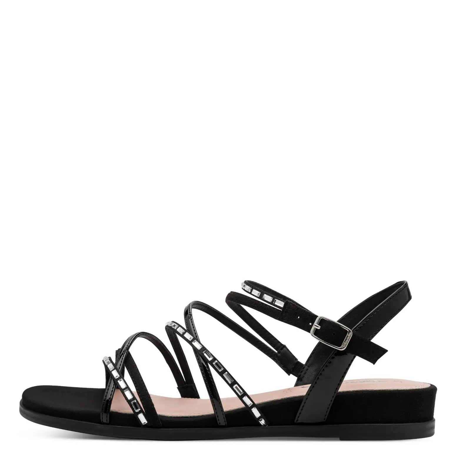 Дамски Равни Сандали TAMARIS - 1-28103-42-043 BLACK GLAM