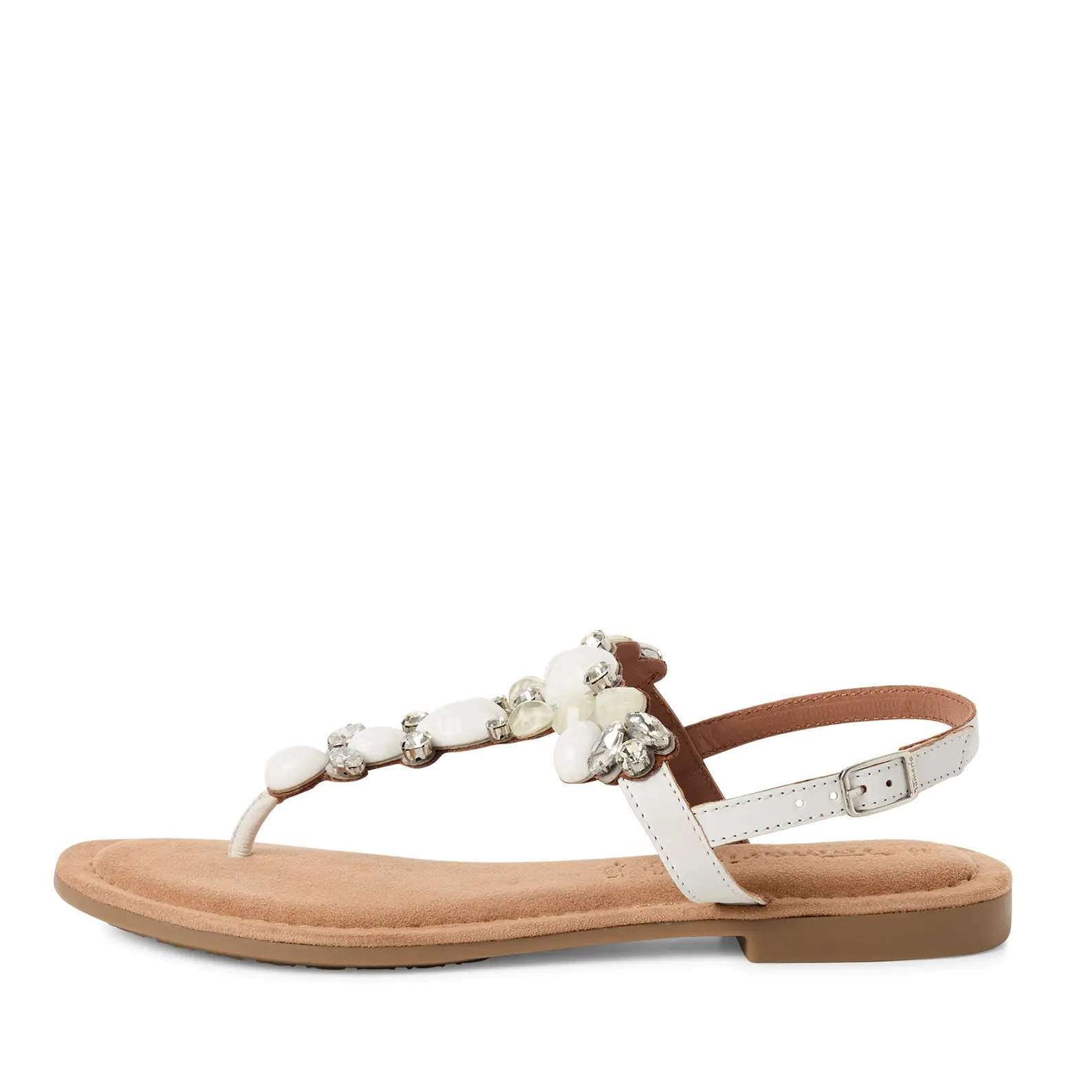 Дамски Равни Сандали TAMARIS - 1-28163-42-197 WHITE COMB