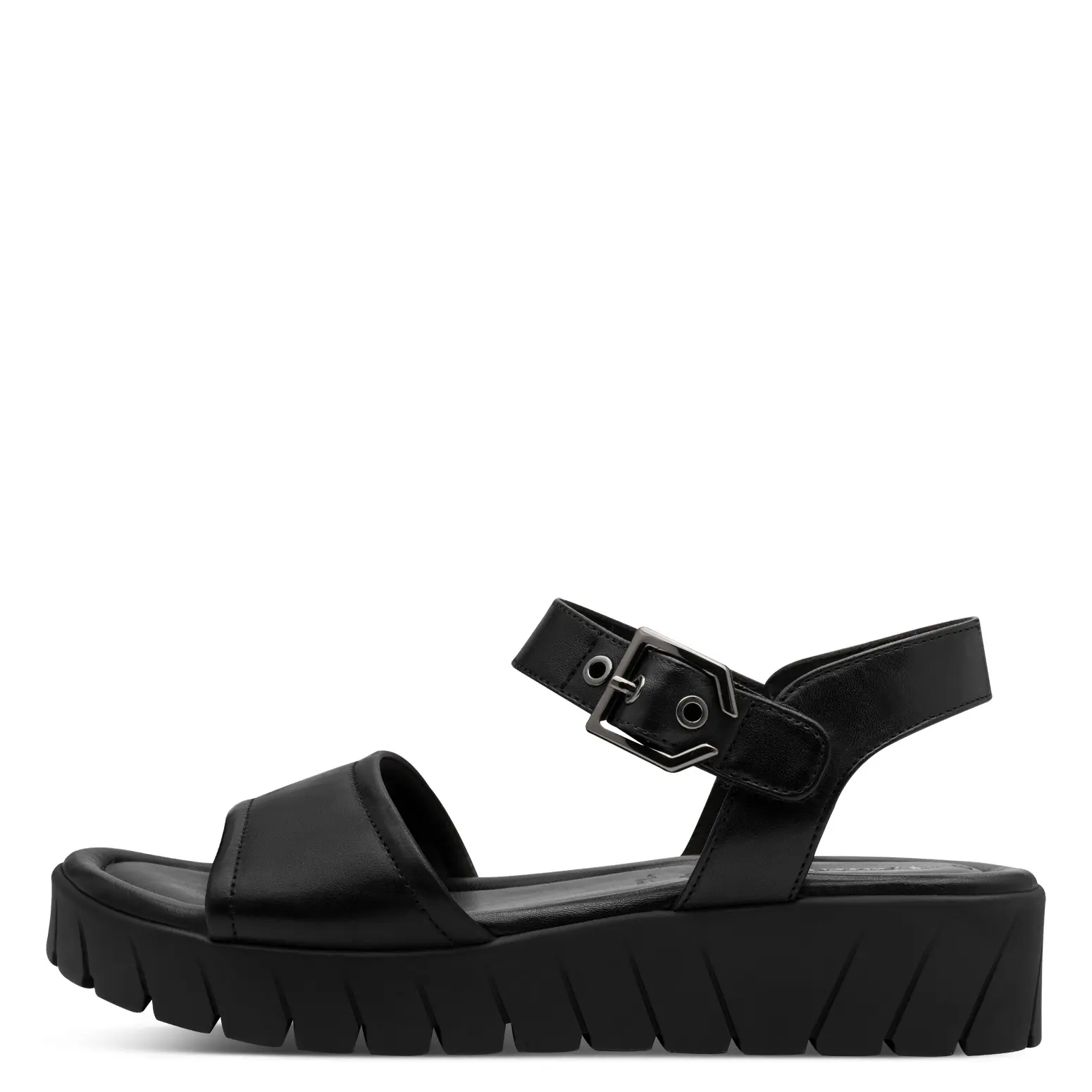 Дамски Равни Сандали TAMARIS - 1-28216-46-003 BLACK LEATHER