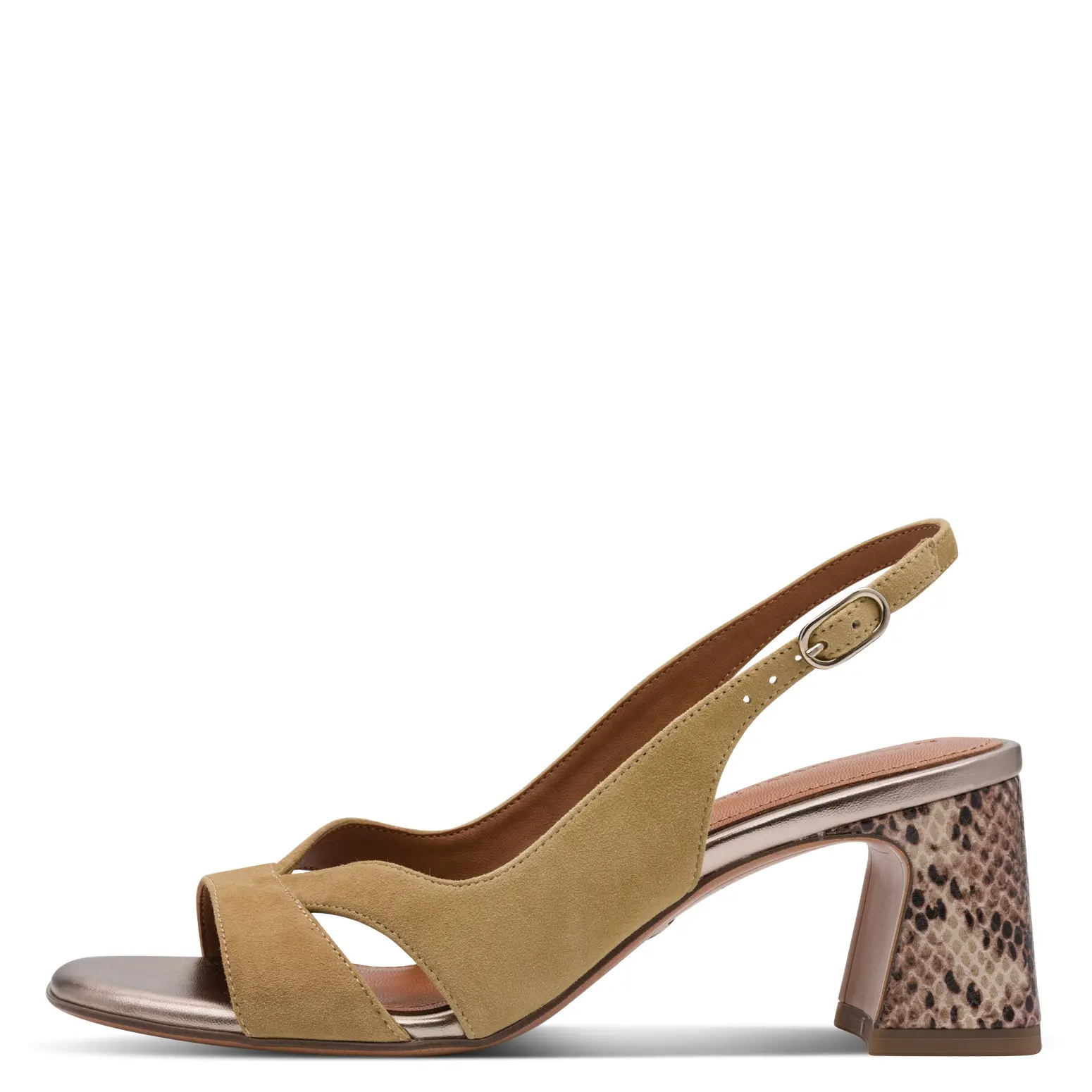 Дамски Сандали На Ток TAMARIS - 1-28218-46-445 TAN COMB