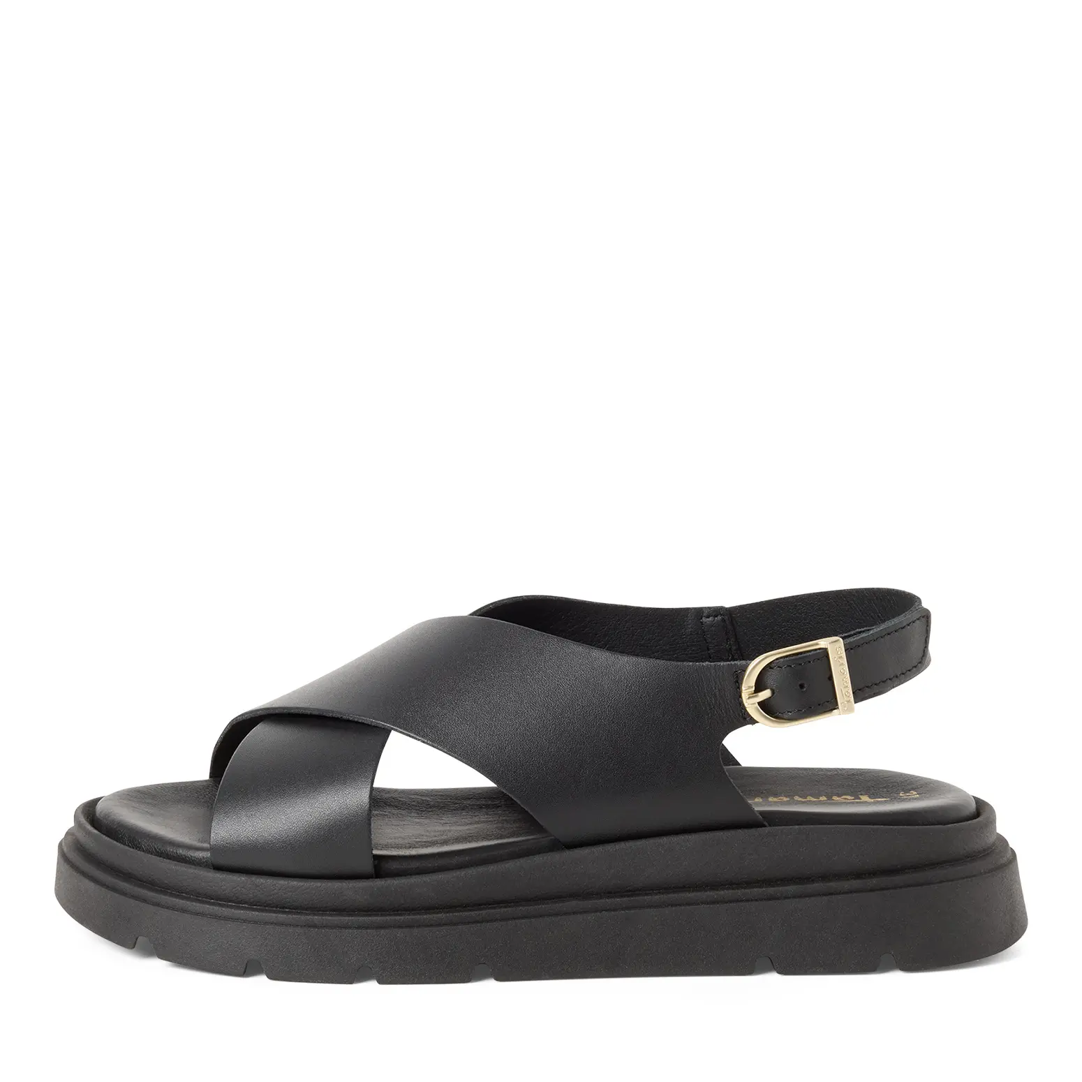 Дамски Равни Сандали TAMARIS - 1-28270-42-003 BLACK LEATHER