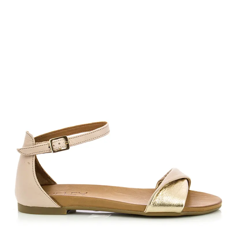 Дамски Равни Сандали  ALTEA - 030-02-0764  CAMEO-MTLC GOLD