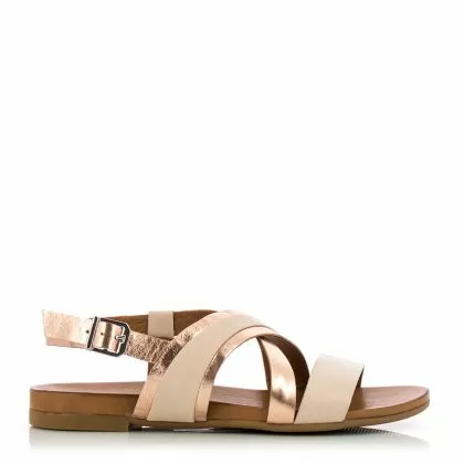 Дамски равни сандали ALTEA - 030.20.0010  CAMEO/METALIC ROSE GOLD