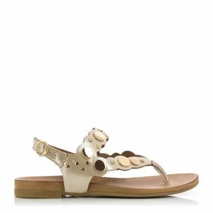 Дамски сандали SHOELAB - 030.20.0018  mel beige