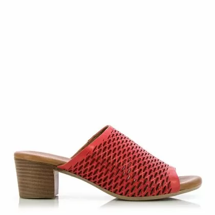 Дамски чехли на ток VAINER - 030.20.2504  RED