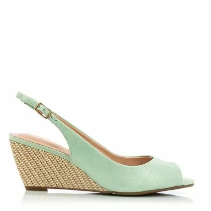 Дамски Обувки На Платформа  DONNA ITALIANA - 10425-445-564X BARI-564 LAKE WAN GREEN MB