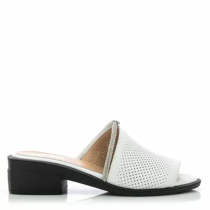 Чехли На Ток  SHERLOCK SOON - 211-6667  WHITE