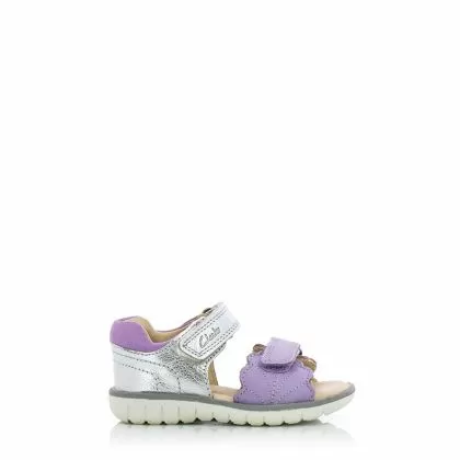Сандали Момичета CLARKS - 26166094 Roam Wing T. Lilac Combi
