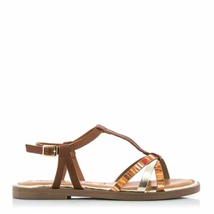 Дамски Равни Сандали   TAMARIS - 1-1-28107-28  453 CUOIO COMB