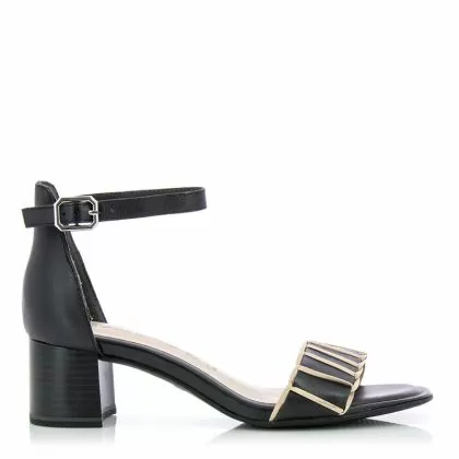 Дамски сандали на ток TAMARIS - 1-1-28259-28  021 BLACK/NUDE