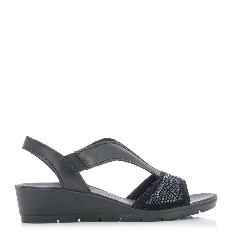 Дамски Сандали На Платформа  IMAC - 357000.CELESTE NERO/NERO