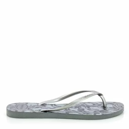 Дамски Плажни Чехли HAVAIANAS - 4103352  GREY/SILVER BRIGHT