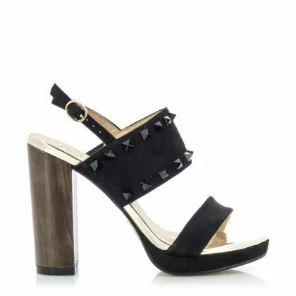 Дамски Сандали на Ток MENBUR - 71242-SS18 черен