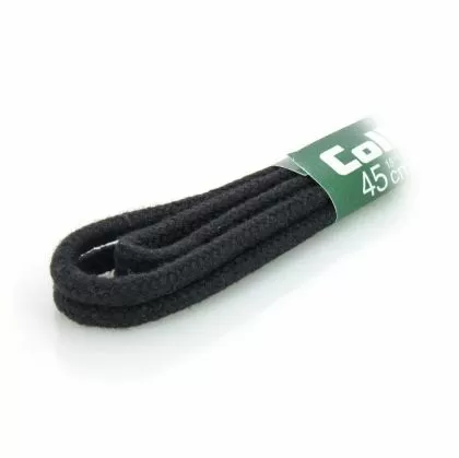 Кръгли връзки за обувки 45 см COLLONIL черни - 9511-000