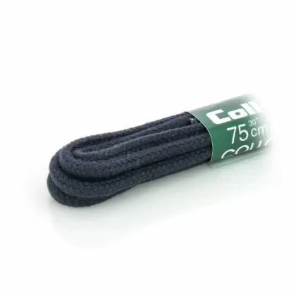 Кръгли връзки за обувки 75 см COLLONIL тъмно сини - 9513-660