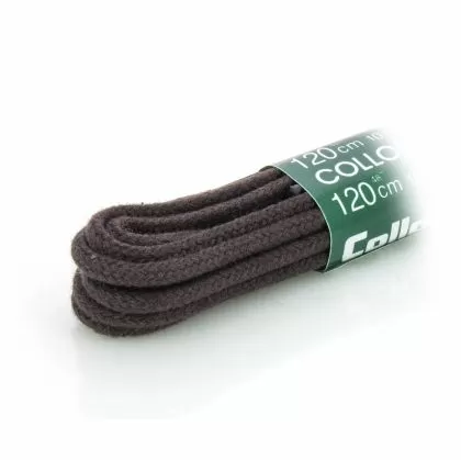 Кръгли връзки за обувки 120 см COLLONIL тъмно кафяви - 9516-696