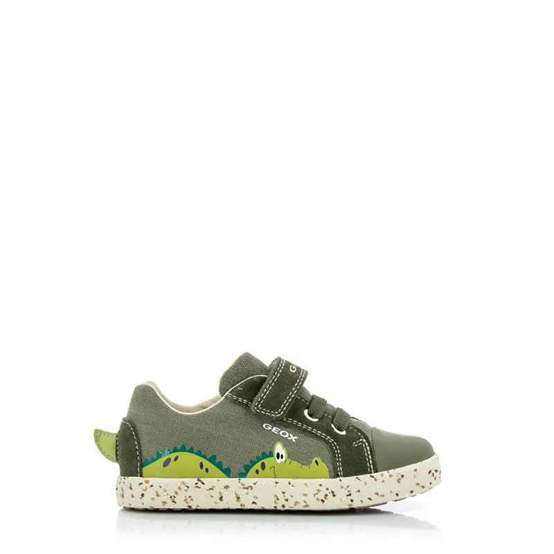 Сникърс Момчета GEOX - B25A7C 01022 B KILWI BOY DK GREEN