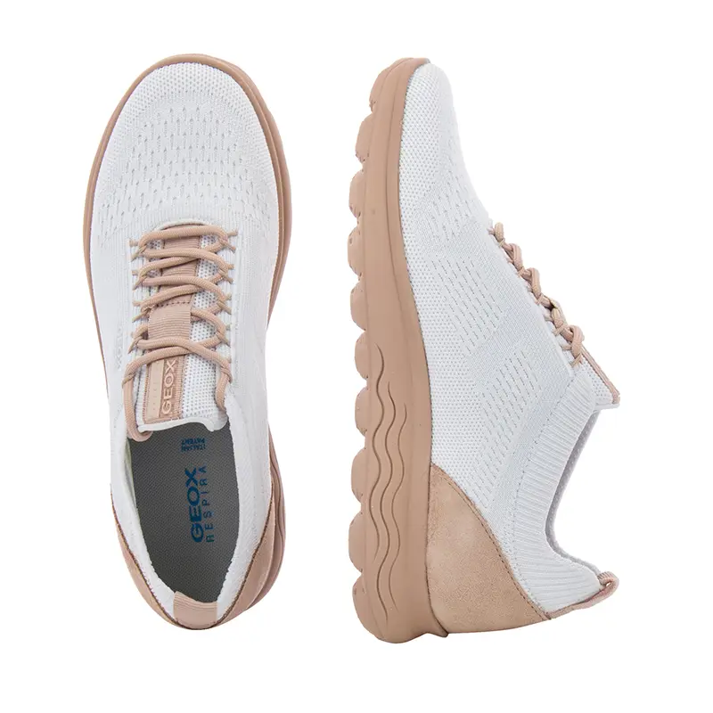 Дамски Сникърс GEOX - D15NUA C1Q8Z D SPHERICA OFF WHITE/NUDE - Image 5
