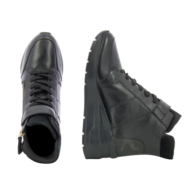 Дамски Спортни Боти GEOX - D168LE 08522 D ZOSMA BLACK - Image 5