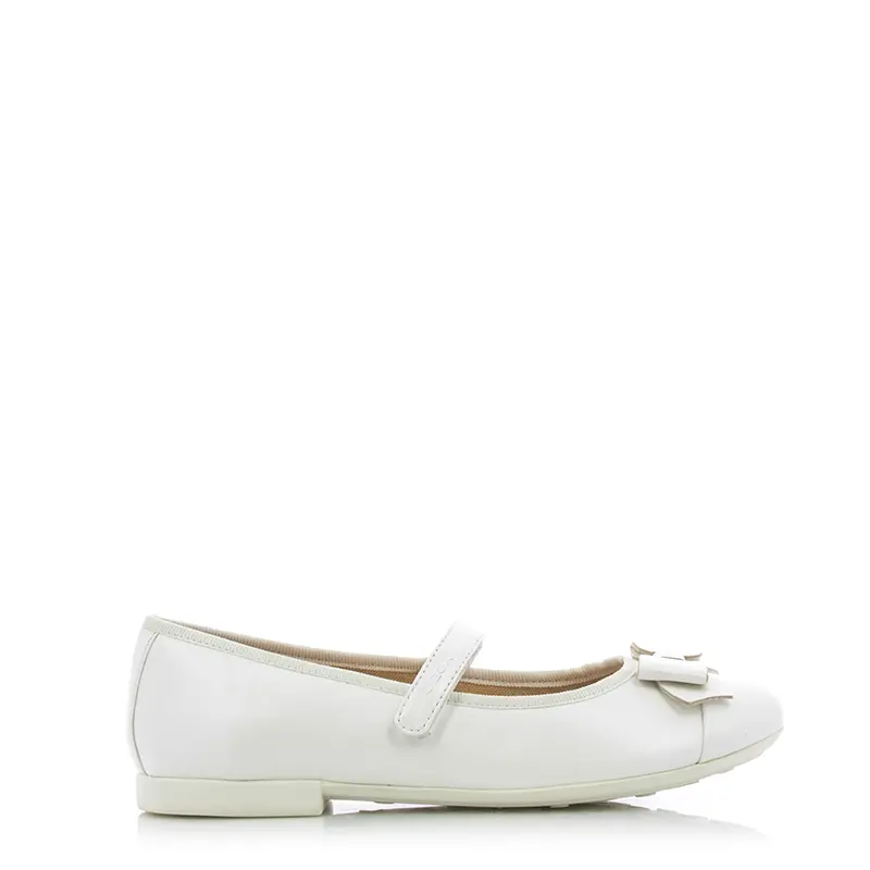 Ежедневни Момичета GEOX - J3555A C1000 JR PLIE WHITE