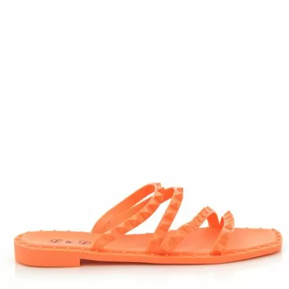 Дамски Плажни Чехли L&L MILANO - L-305A  ARANCIO