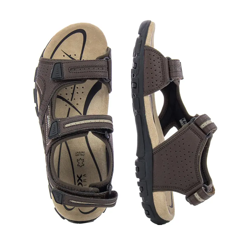 Мъжки Спортни Сандали GEOX - U8224D C0705 U SANDAL STRADA BROWN/SAND - Image 5