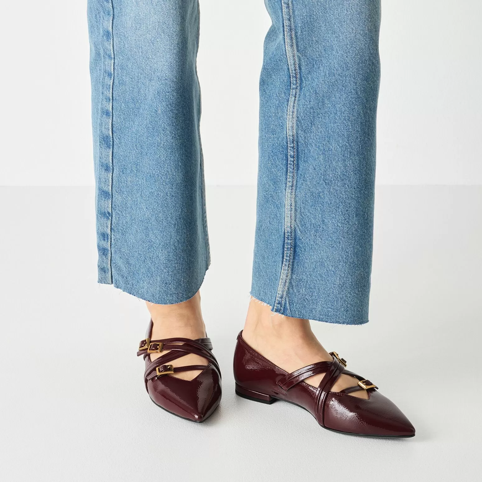 Балерини TAMARIS - 1-22160-45-568 MERLOT PATENT - Image 7