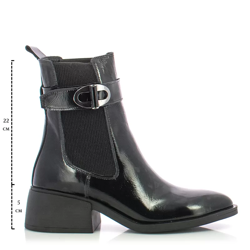 Дамски Боти На Ток CARLO FABIANI - 247-064-8480 BLACK - Image 6