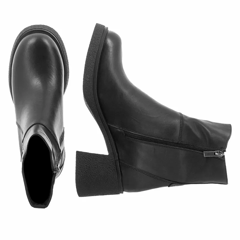 Дамски Боти На Ток CARLO FABIANI - 252-38504 BLACK