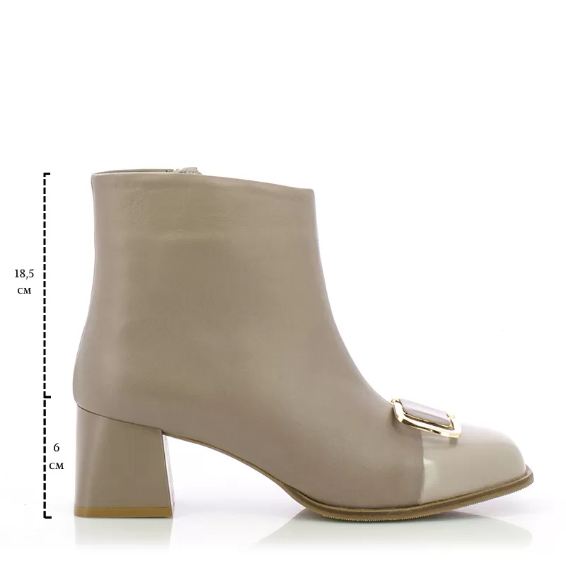 Дамски Боти На Ток CARLO FABIANI - 26104557 TAUPE - Image 6