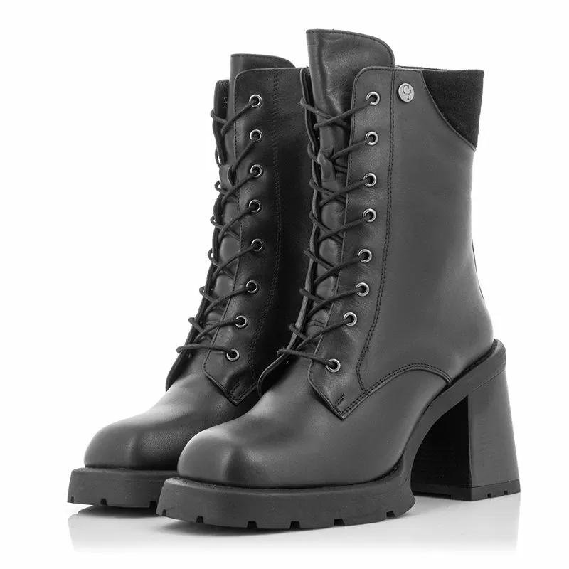 Дамски Боти На Ток CARLO FABIANI - 602 TRENDY BLACK - Image 5