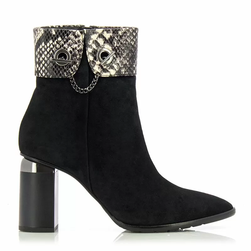 Дамски Боти На Ток CARLO FABIANI - 635-black192