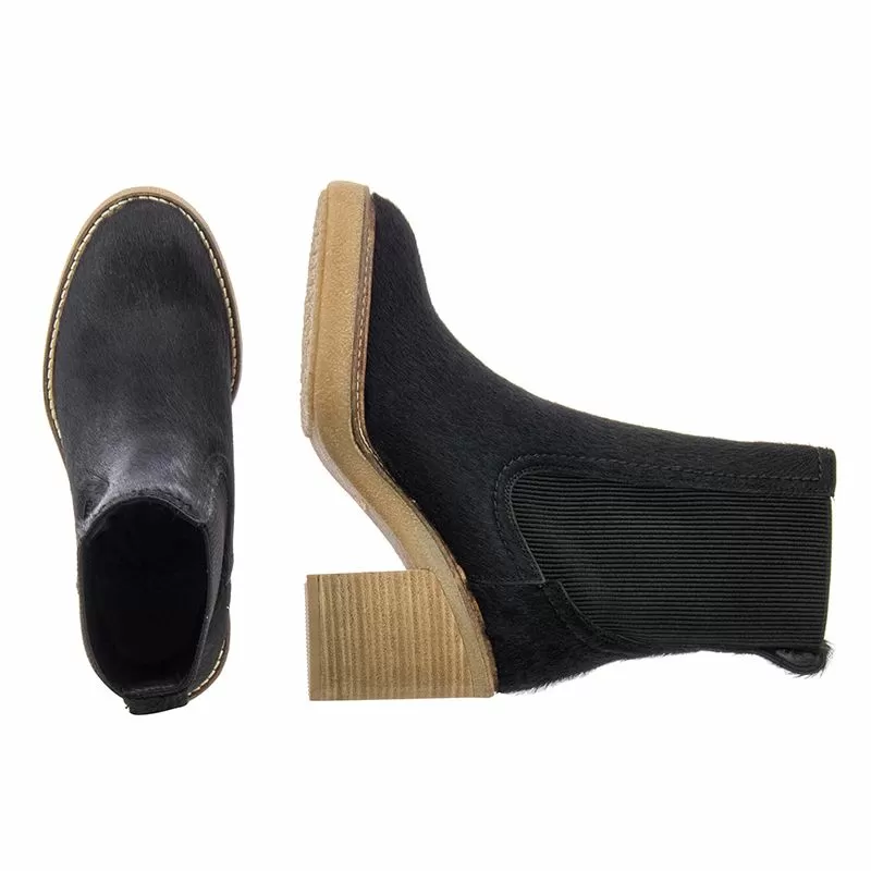 Дамски Боти На Ток CLARKS - 26178668 CASSIANO TOP BLACK