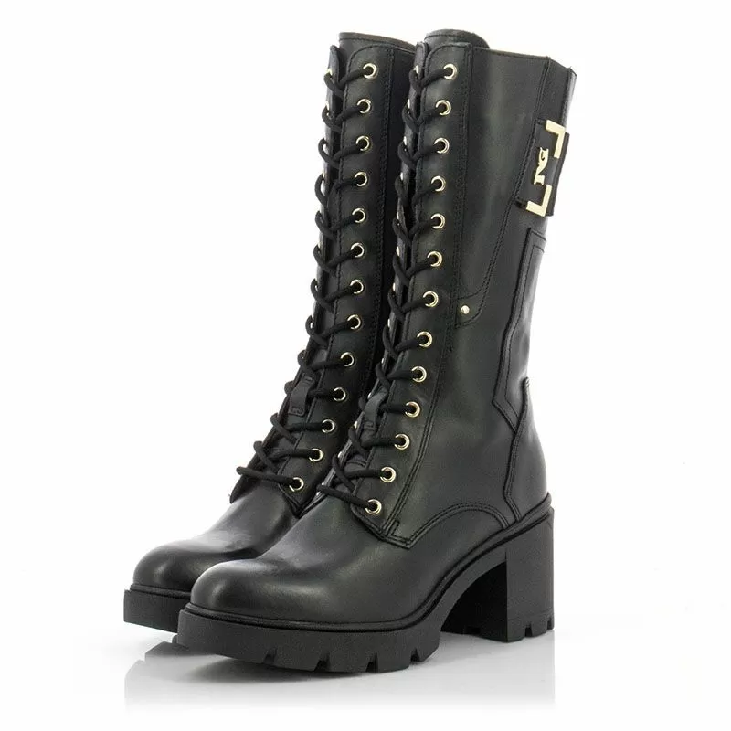 Дамски Боти На Ток NERO GIARDINI - 205862D NERO - Image 5