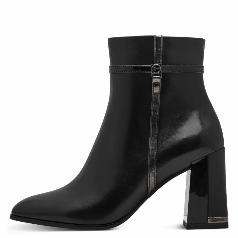 Дамски Боти На Ток TAMARIS - 1-25024-43-094 BLACK/PEWTER - Image 5