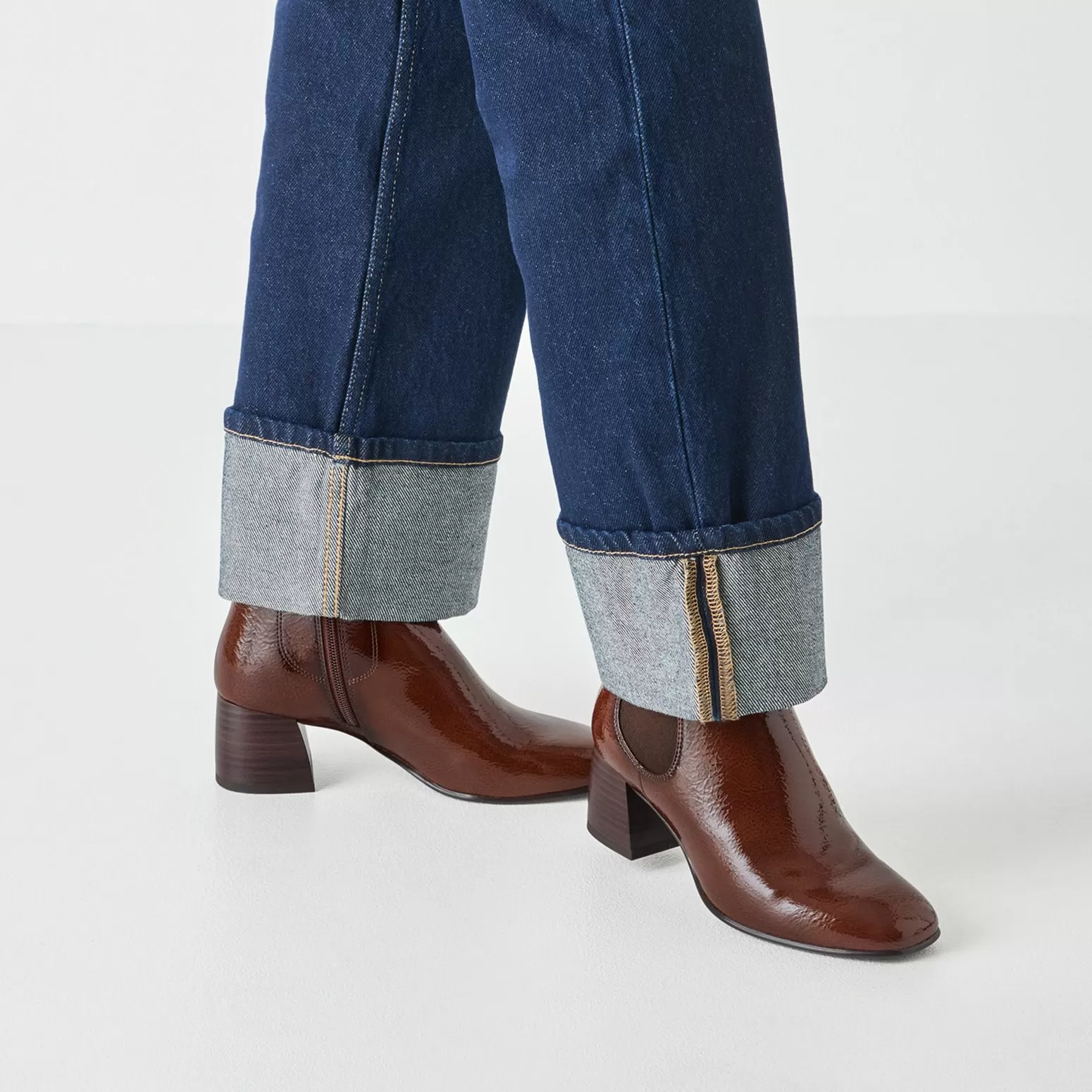 Дамски Боти На Ток TAMARIS - 1-25327-45-305 COGNAC - Image 5