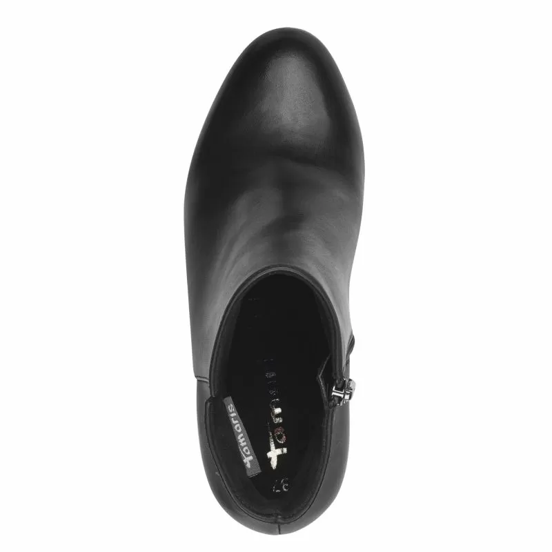Дамски Боти На Ток TAMARIS - 1-25329-43-003 BLACK LEATHER - Image 5