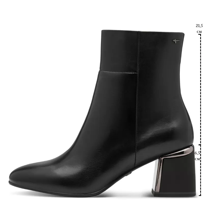 Дамски Боти На Ток TAMARIS - 1-25341-45-003 BLACK LEATHER - Image 7