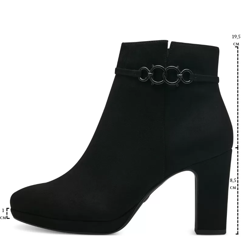 Дамски Боти На Ток TAMARIS - 1-25349-41-001 BLACK - Image 7