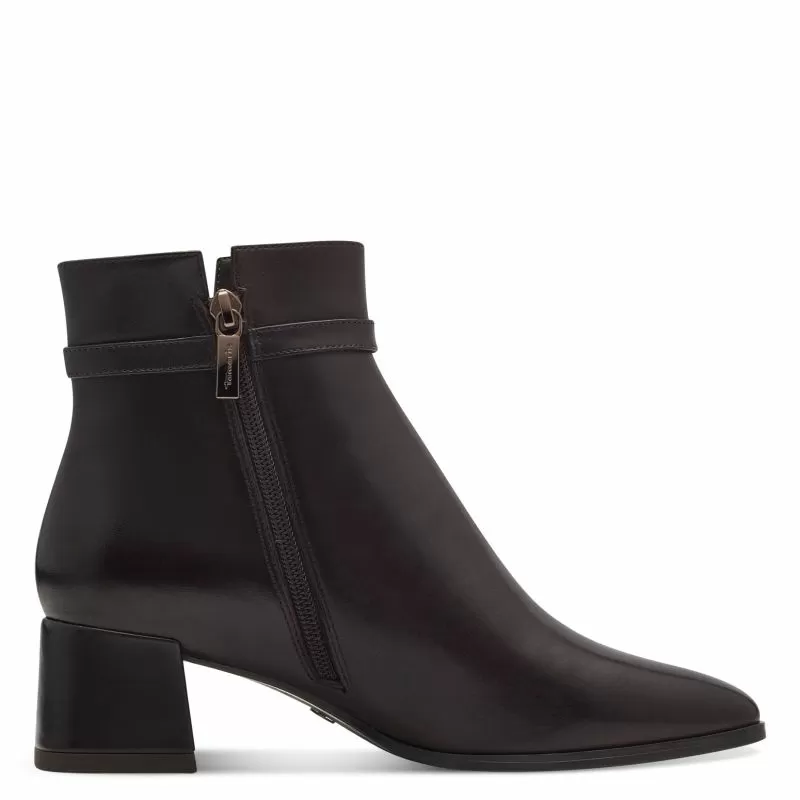 Дамски Боти На Ток TAMARIS - 1-25352-43-342 MAHOGANY