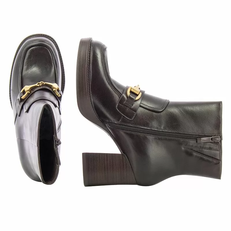 Дамски Боти На Ток TAMARIS - 1-25358-41 342 MAHOGANY