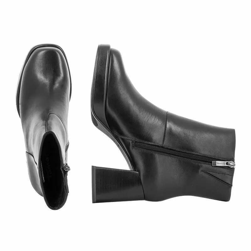 Дамски Боти На Ток TAMARIS - 1-25362-41 001 BLACK