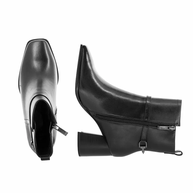 Дамски Боти На Ток TAMARIS - 1-25366-41 001 BLACK