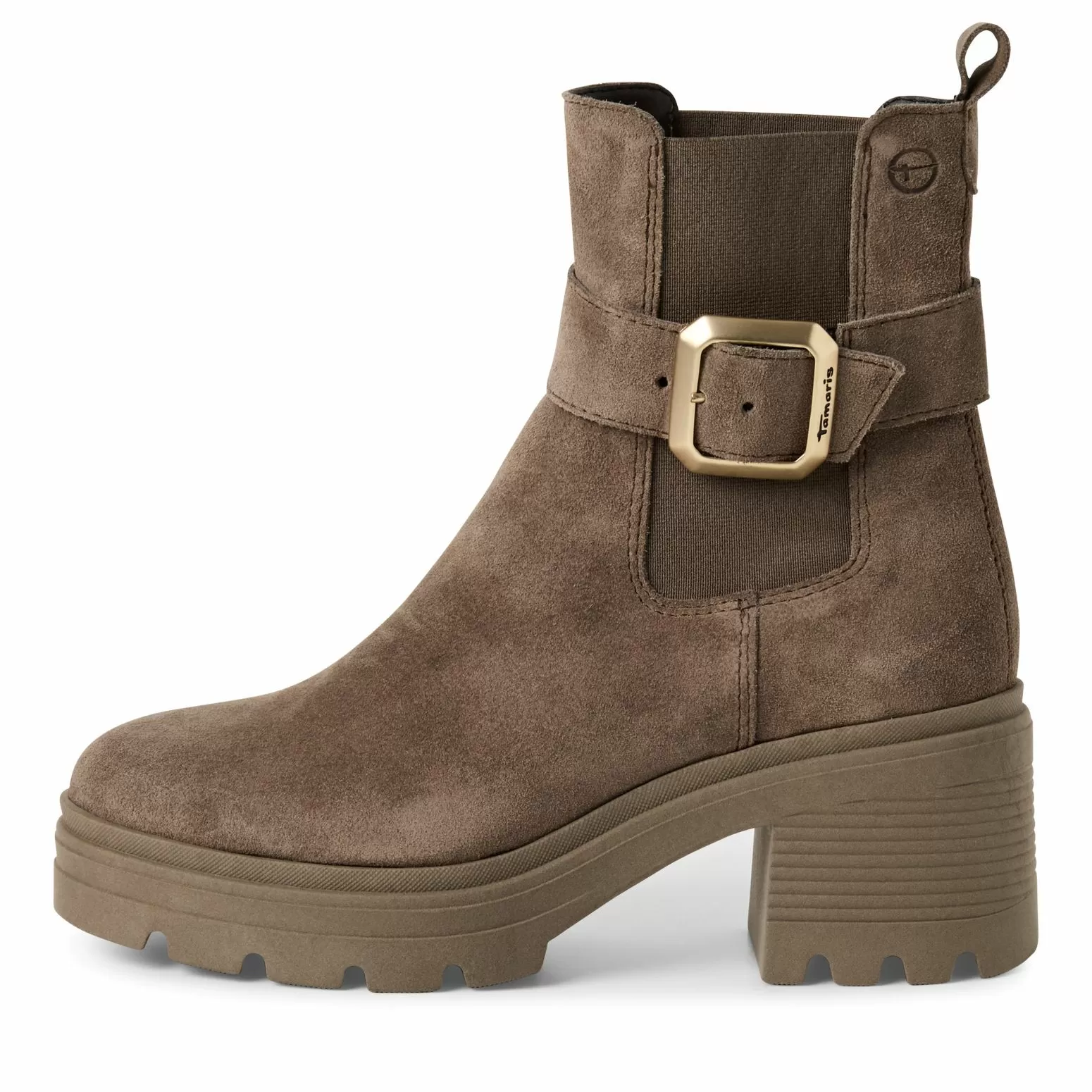 Дамски Боти На Ток TAMARIS - 1-25433-45-341 TAUPE - Image 5