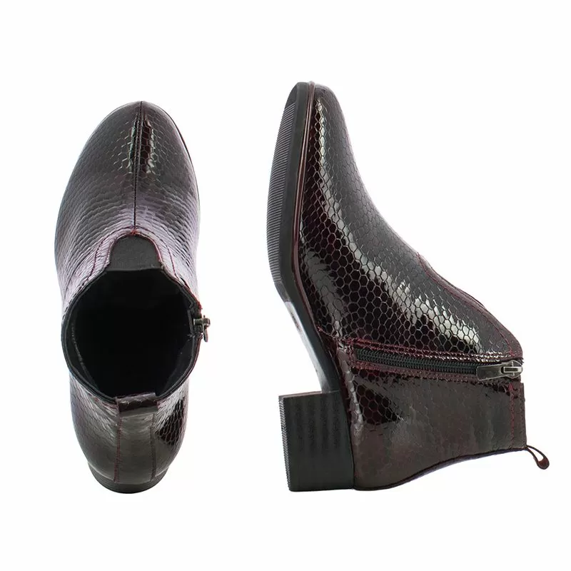 Дамски Боти На Ток VERONELLA - 028-9115 BORDO