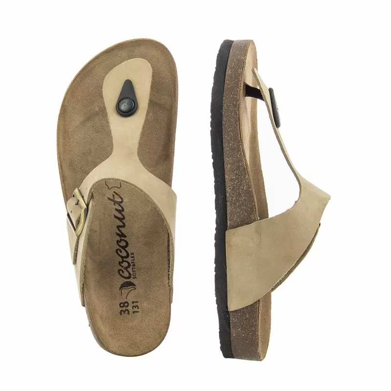 Дамски Чехли Комфорт COCONUT - 1339 BEIGE NUBUCK