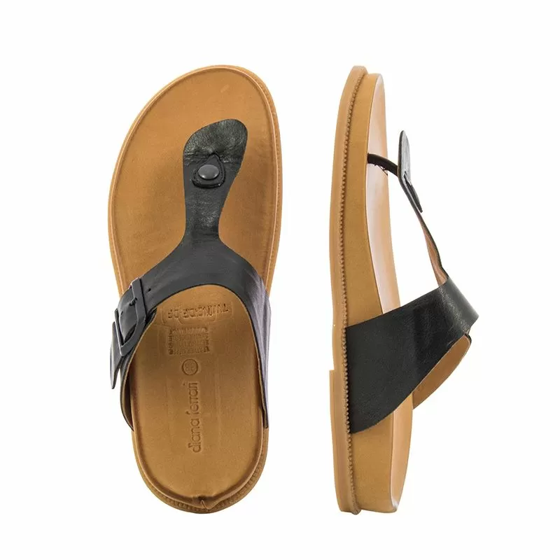 Дамски Чехли Комфорт DIANA FERRARI - DF13490 TWINE BLACK