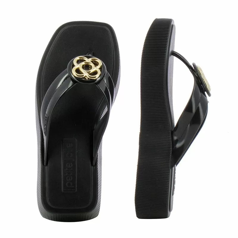 Дамски Чехли На Платформа PETITE JOLIE - PJ7245 HIT BLACK